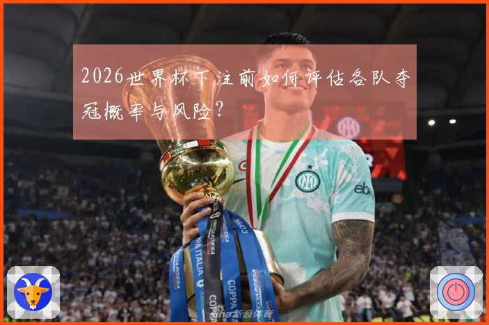 2026世界杯下注前如何评估各队夺冠概率与风险？