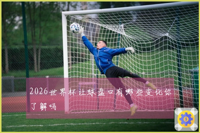 2026世界杯让球盘口有哪些变化你了解吗