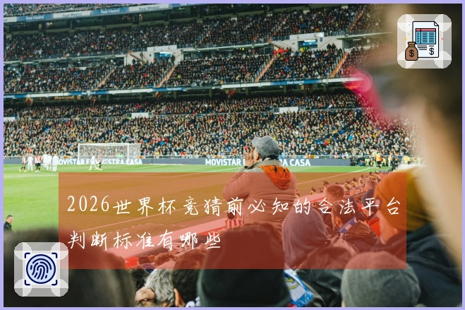 2026世界杯竞猜前必知的合法平台判断标准有哪些