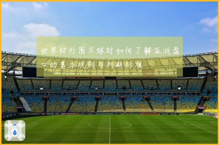 世界杯外围买球时如何了解亚洲盘口的基本规则与判断标准